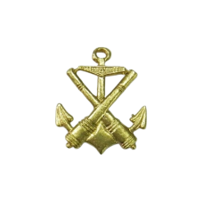 Эмблема Береговой Артиллерии ВМФ, обр. 1941/43 г.